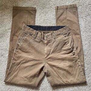 Tan FOX HEAD Racing Men’s Chino Pants Size 28